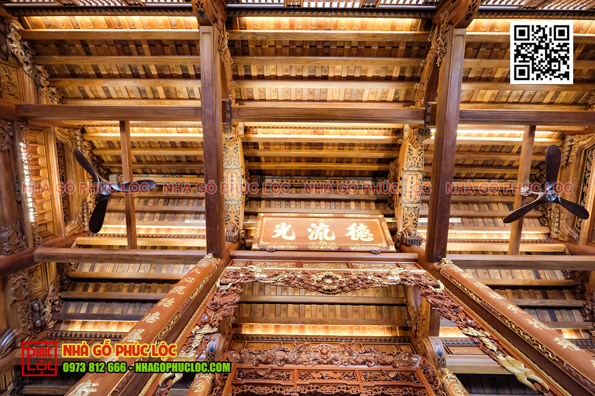 Kết cấu mái nhà gỗ cổ truyền Bắc Bộ