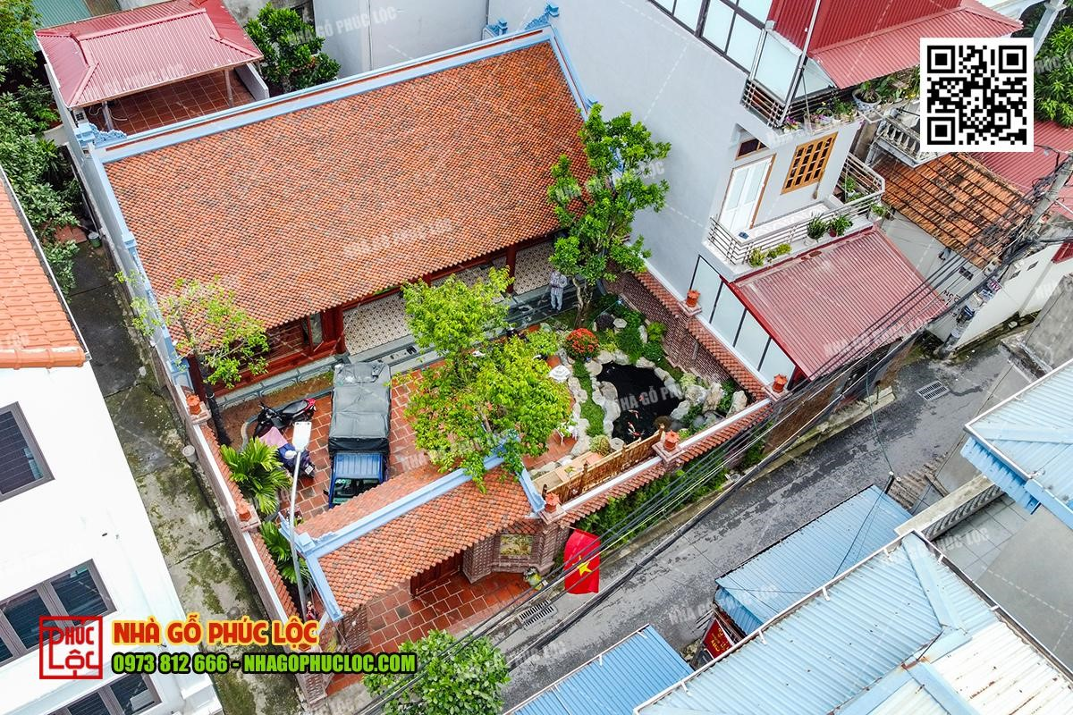 Ngói ta nung là điểm nhấn trong kết cấu của mái nhà
