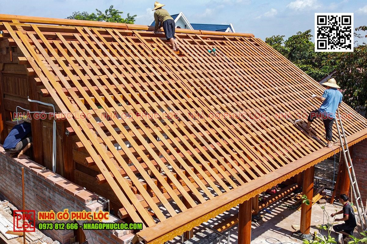 Rui trong kết cấu phần mái nhà gỗ