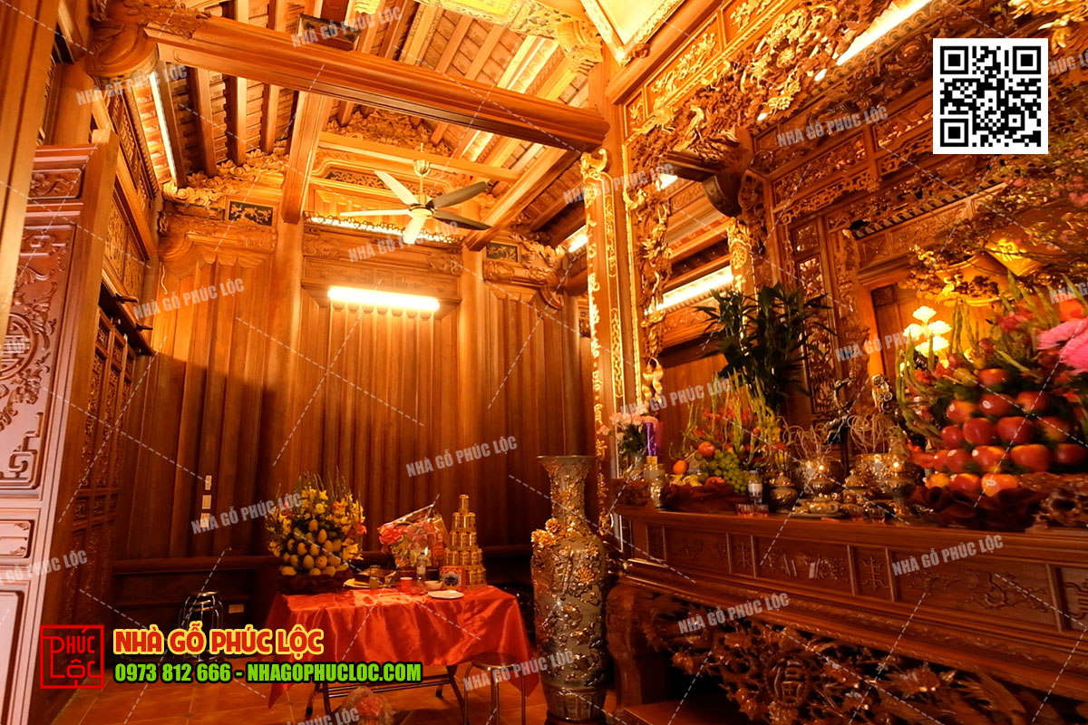 Nhà gỗ có giá trị về tín ngưỡng và tâm linh