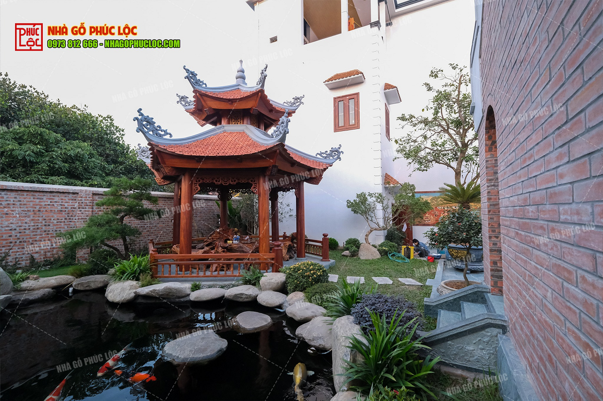 Chất liệu gỗ được ưa chuộng khi làm nhà chòi