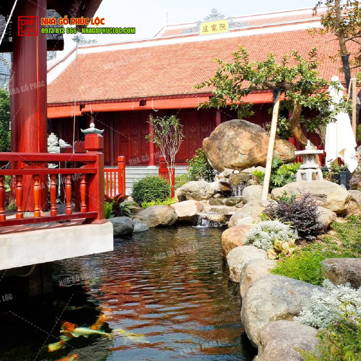 Yếu tố phong thuỷ khi làm nhà chòi sân vườn