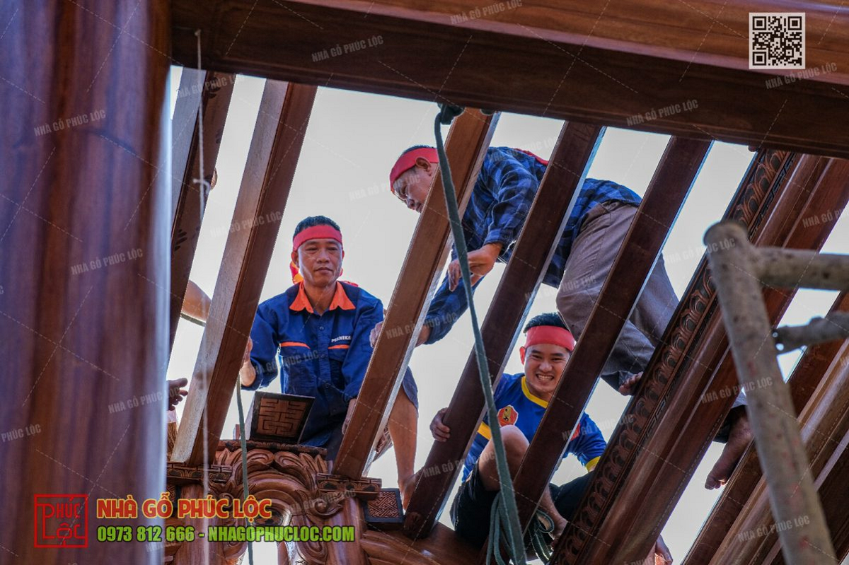Lễ cúng cất nóc thể hiện ý nghĩa tốt đẹp