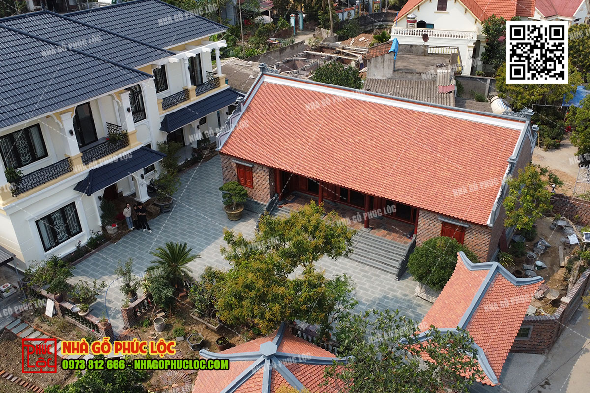 Kiến trúc nhà gỗ kẻ truyền 5 gian